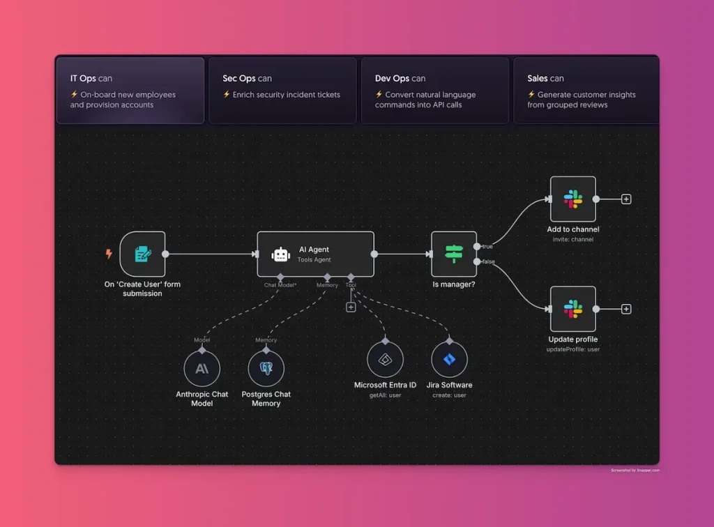 n8n - flexible AI workflow automation for technical teams